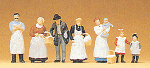 Image for 590-12193 1900s People at Grocer 7/