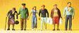 Image for 590-10378 Passers-by w/policeman