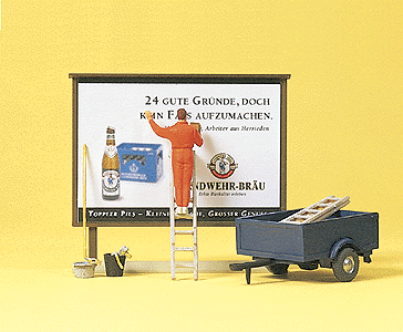 Image for 590-10526 Worker/Ladder/Billboard