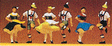 Image for 590-10240 Bavarian folk dancers  6/