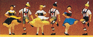 Image for 590-10240 Bavarian folk dancers  6/