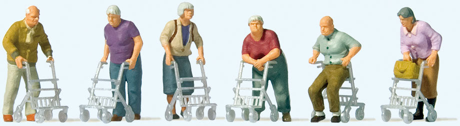 Image for 590-10718 Elderly Ppl w/Walkers 6/