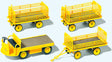 Image for 590-17121 Electric Cart w/Trailers