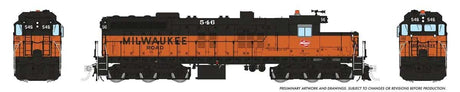 Image for 606-50631 EMD SD10 DCC MILW #546