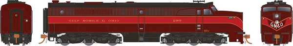 Rapido 23550 ALCO PA1 GM&O - Gulf, Mobile & Ohio #290 (red, maroon) w/LokSound & DCC HO Scale