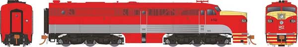 Rapido 23555 ALCO PA1 MKT - Missouri-Kansas-Texas #152 (Shadowlined, red, gray, yellow) w/LokSound & DCC HO Scale