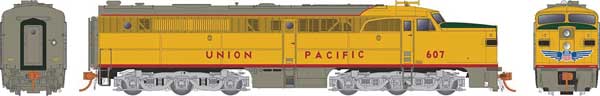 Rapido 23564 ALCO PA1 UP - Union Pacific #600 (Armour Yellow, gray, red) w/LokSound & DCC HO Scale