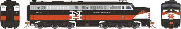 Rapido 23561 ALCO PA1 NH - New Haven #0763 (McGinnis, black, red, white) w/LokSound & DCC HO Scale