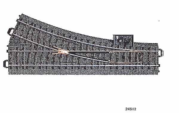 Image for 441-24612 C-Trk Manual Turnout R/H