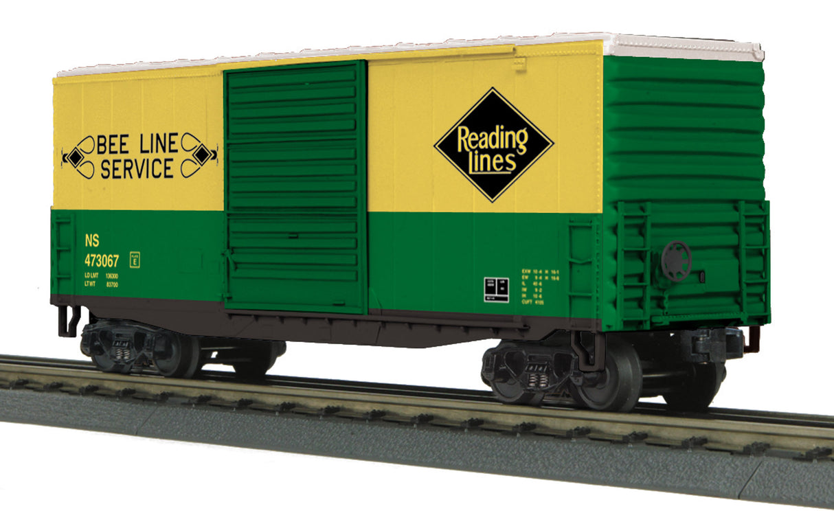 30-74718 MTH Rail King (O Scale) Reading (NS Heritage Series) High Cube Box Car