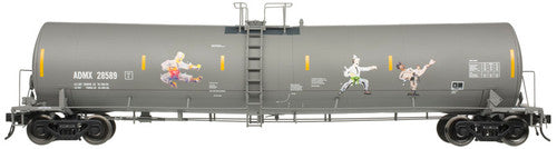 ATLAS 50005686 Trinity 25,500 Gallon Tank Car Trinity Industries Leasing TILX 28589 (gray, Kung Fu Fighting Graffiti) #28589 N Scale