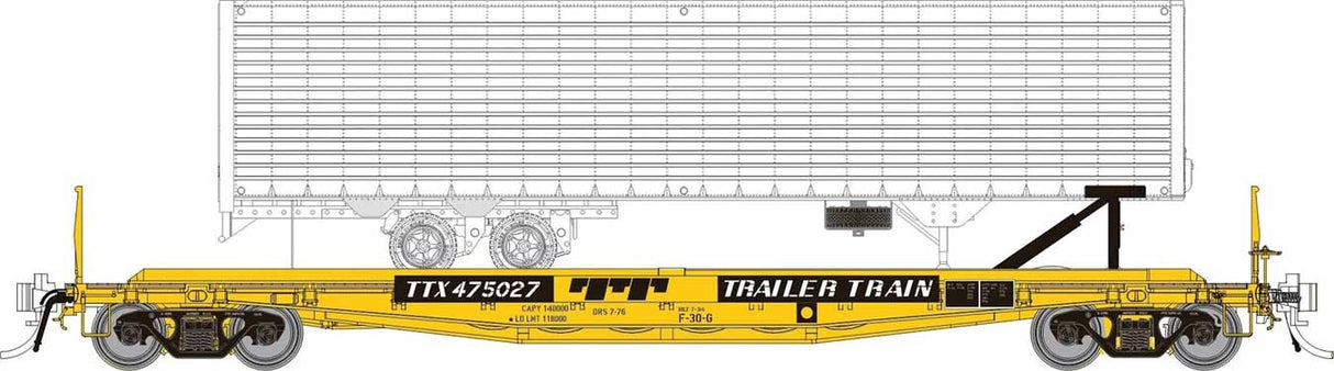 Image for 606-138019 F30D Flat w/Trail TTX 6/