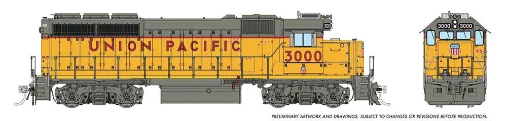 Image for 606-40529 EMD GP40&Slug UP 3000&300