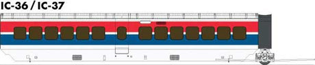 Image for 606-203104 TurboTrain Coach Lt AMTRK