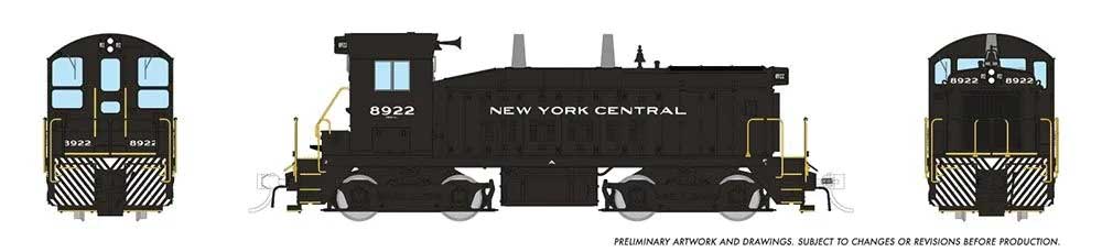Sw9 Layout Rapido 27090 EMD SW9 - Standard DC -- New York Central #8922 (As-Deliv ...