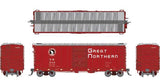 Rapido 155008 40' 12-Panel Boxcar GN Great Northern (Glacier Green, black, white) #5144 HO Scale