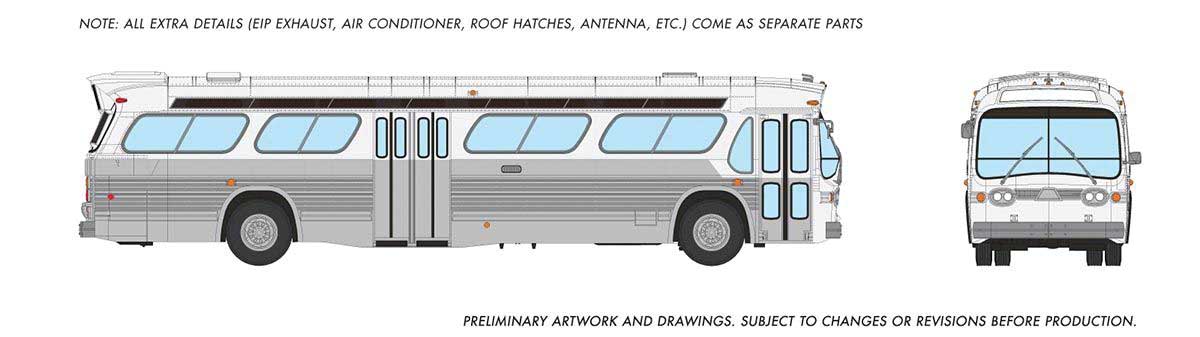 Image for 606-751037 Bus Deluxe white/silver