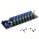 Train Model Power Distribution Board, Toggle Switch for Independent Circuit Control 8 Channel ALL Scale