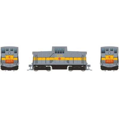 Rapido 48518 GE 44 Tonner New York, Ontario & Western #103 (gray, orange, yellow) with DCC & Sound HO Scale