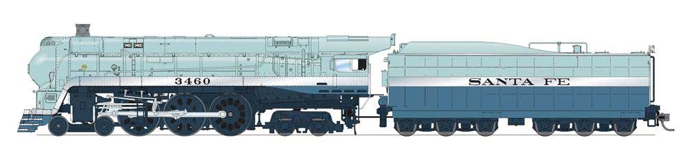 Image for 187-7394 Blue Goose ATSF 3460 DC