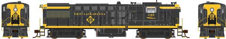 Bowser 25100 Baldwin AS-16 EL Erie Lackawanna #1140 (With Steam Generator, black, yellow, Offset Logo) w/LokSound & DCC HO Scale