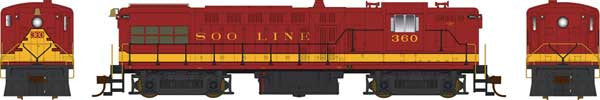 Bowser 25117 Baldwin DRS-4-4-1500 SOO Line #360 w/LokSound & DCC HO Scale