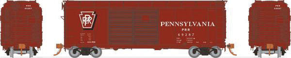 Rapido 123010-5 PRR X31A Double-Door Boxcar Late Shadow Keystone #69483 HO Scale