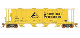 Rapido 127021-4 Alcan UNPX (yellow, black) #121448 NSC 3800 Cylindrical Covered Hopper HO Scale