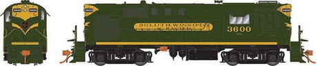 Rapido 31567 ALCO RS-11 DW&P - Duluth, Winnipeg & Pacific #3607 (As-Delivered, green, yellow) w/LokSound & DCC HO Scale