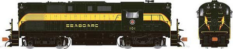 Rapido 31586 ALCO RS-11 SAL - Seaboard Air Line #101 (As-Delivered, green, yellow) w/LokSound & DCC HO Scale