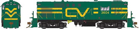Rapido 31557 ALCO RS-11 CV -Central Vermont #3601 (green, yellow, Noodle logo) w/LokSound & DCC HO Scale