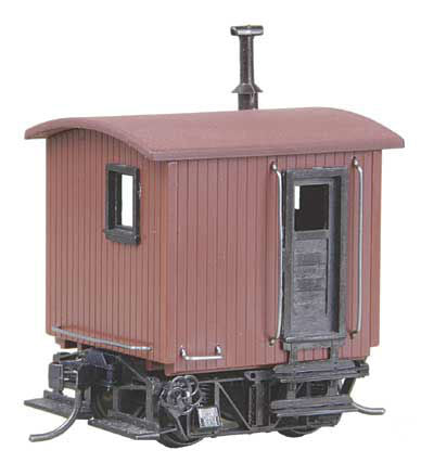 Red Kadee Logging Caboose Kit in HO Scale - Bellmawr, NJ Model