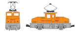 10504US Kato USA Inc /  	2-Axle Steeple Cab Electric - Standard DC - Pocket Line -- Kato Traction KATR #50 (yellow, red)  (SCALE=N)  Part # 381-10504US