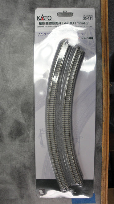 KATO UNITRACK まとめ売り Kato 20-181 Unitrack 414mm/381mm Radius 45º (16 3/8