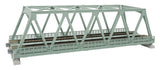 Kato 20-439 248mm (9 3/4") Double Track Truss Bridge, Light Green; N Scale, 20439