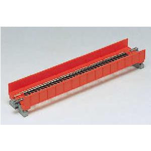 Kato 20-450 186mm (7 5/16") Single Track Plate Girder Bridge, Red; N Scale, 20450