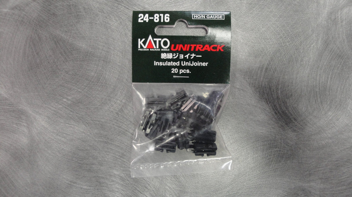 Kato 24-816 HO/N Insulated UniJoiner [20 pcs]; 24816