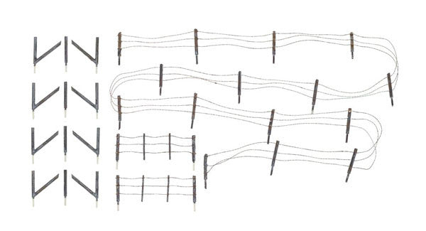 Woodland Scenics 2990 Barbed Wire Fence  (SCALE=N)  Part # 785-2990