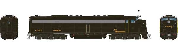 Rapido 28807 EMD E8A HEP Conrail #4020 (dark green, gold) with DCC & Sound HO Scale