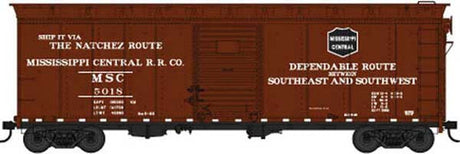 Bowser 42448 40' Single Door Boxcar MSC - Mississippi Central #5028 (Scale=HO) Part 6-42448