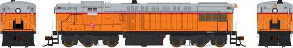 Bowser 25103 Baldwin AS-616 Milwaukee Road (As-Delivered, orange, gray, maroon) #2100 w/LokSound & DCC HO Scale