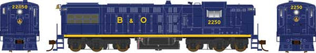 Bowser 25080 Baldwin AS-16 B&O Baltimore & Ohio (Ex-C&O, blue, yellow, Gothic B&O) #2250 w/LokSound & DCC HO Scale