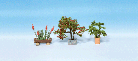 Image for 528-14020 Plants In Flwr Pots #4 3/