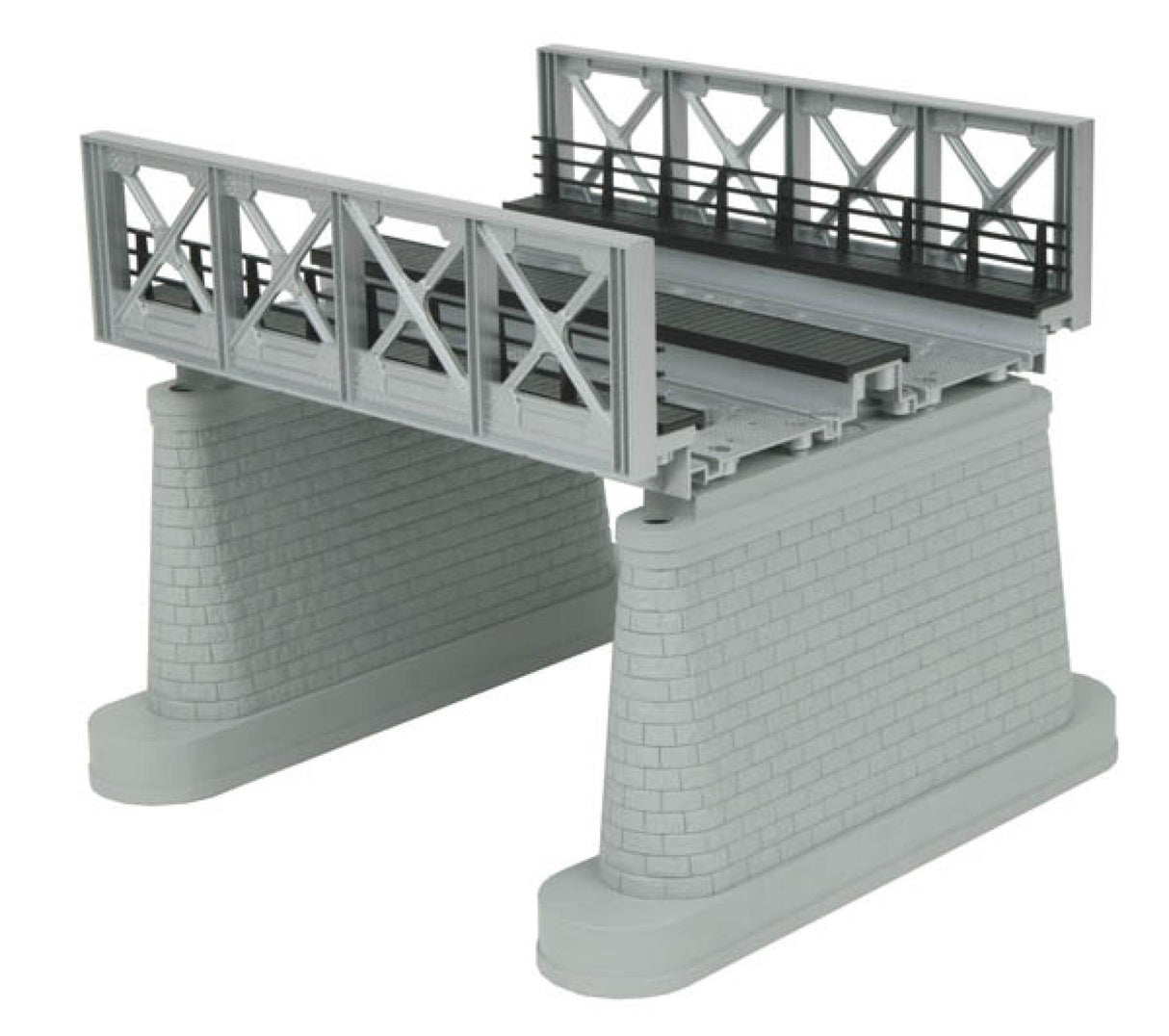 MTH 30-1108 Silver 2-Track Bridge Girder O Scale