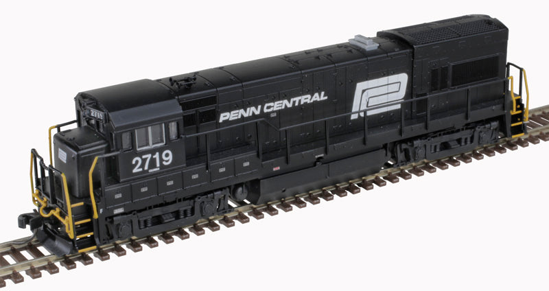 ATLAS 40004659 GE U23B - PC Penn Central #2732 (black, white) DCC & Sound Equipped N Scale