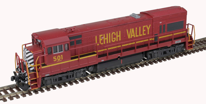 ATLAS 40004664 GE U23B - LV Lehigh Valley 504 (red, yellow, orange) DCC & Sound Equipped N Scale