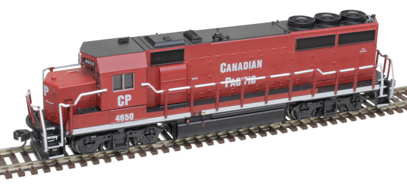 ATLAS 40004731 EMD GP40-2 - Canadian Pacific 4650 (red, white, Non-Standard Lettering) DCC & Sound Equipped N Scale