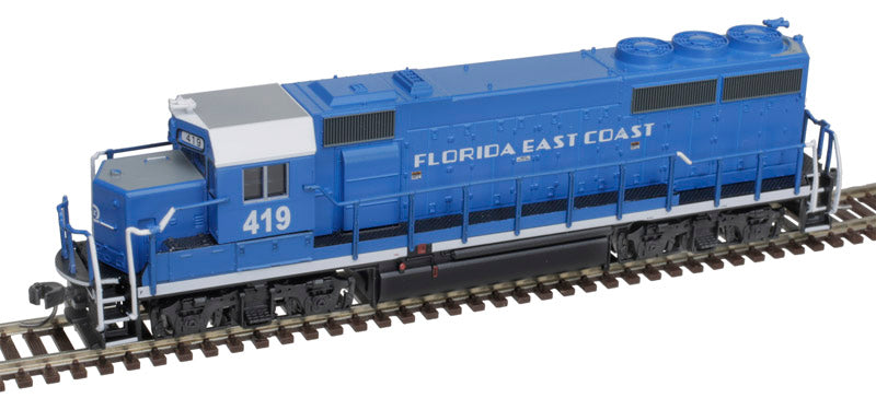 ATLAS 40004733 EMD GP40-2 - FEC Florida East Coast 419 (blue, white) DCC & Sound Equipped N Scale