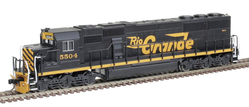 ATLAS 40005219 EMD SD50 D&RGW Denver & Rio Grande Western 5513 (black, orange) DCC & Sound N Scale