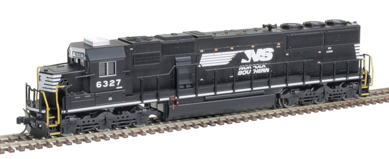 ATLAS 40005226 EMD SD50 NS Norfolk Southern #6327 (black, white, SD40E) with Ditch Lights DCC & Sound N Scale